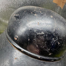 Original WW2 German Luftshutz Helmet Complete with Liner & Chinstrap - The Militaria Shop