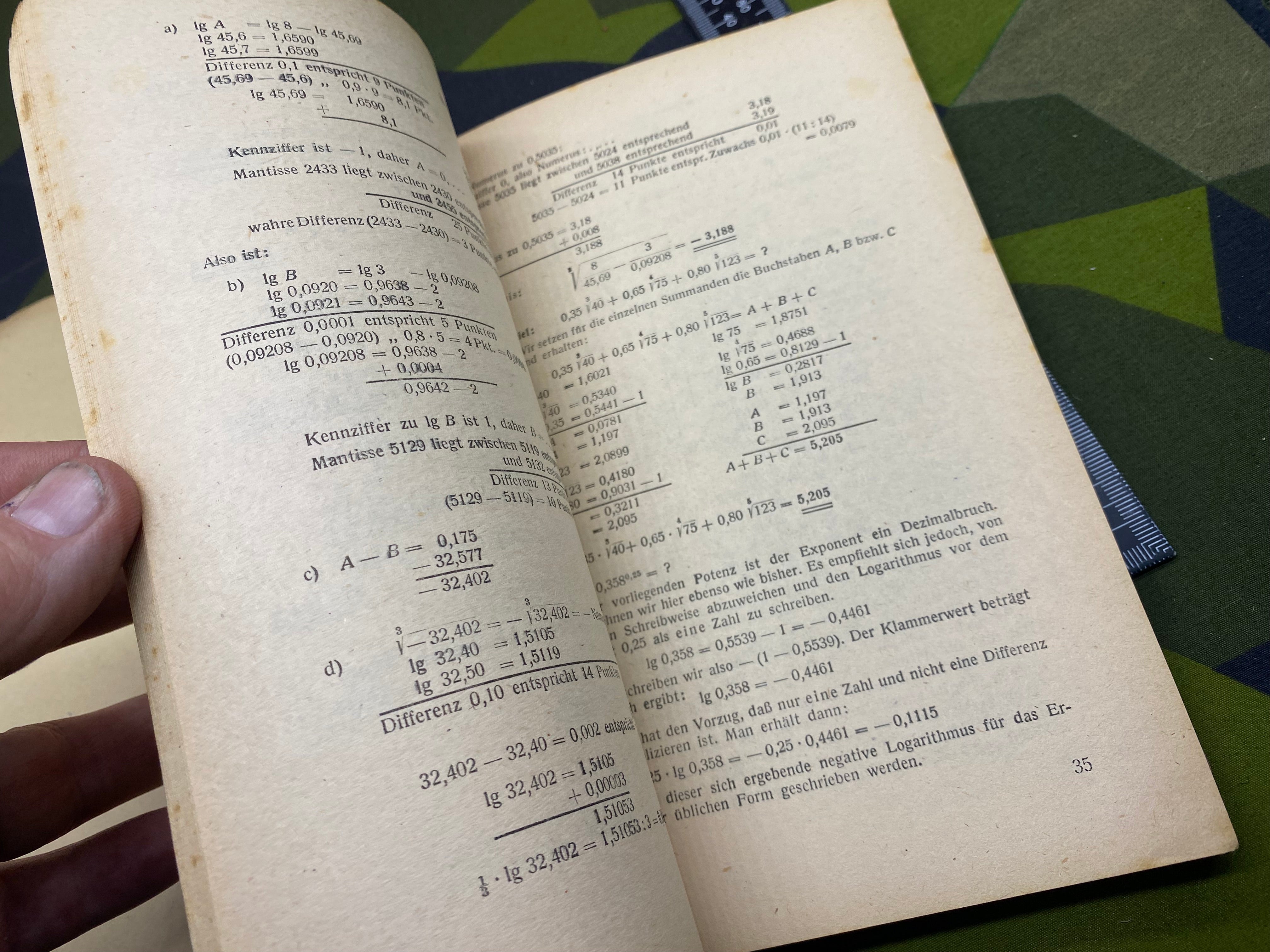 Original WW2 German Army - 1944 Dated Technical Manual 3 for Engineering School - The Militaria Shop