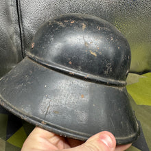 Charger l'image dans la galerie, Original WW2 German Luftshutz Helmet Complete with Liner &amp; Chinstrap
