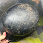 Original WW2 German Luftshutz Helmet Complete with Liner & Chinstrap - The Militaria Shop