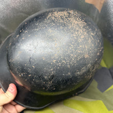 Charger l'image dans la galerie, Original WW2 German Luftshutz Helmet Complete with Liner &amp; Chinstrap
