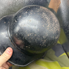 Charger l'image dans la galerie, Original WW2 German Luftshutz Helmet Complete with Liner &amp; Chinstrap
