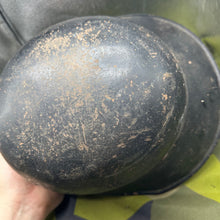 Charger l'image dans la galerie, Original WW2 German Luftshutz Helmet Complete with Liner &amp; Chinstrap

