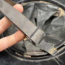 Charger l'image dans la galerie, Original WW2 German Luftshutz Helmet Complete with Liner &amp; Chinstrap
