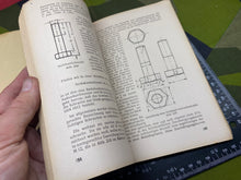 Lade das Bild in den Galerie-Viewer, Original WW2 German Army - 1944 Dated Technical Book 1 for Engineering School
