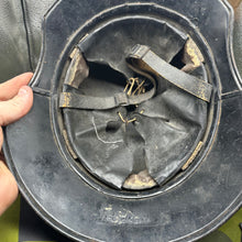 Charger l'image dans la galerie, Original WW2 German Luftshutz Helmet Complete with Liner &amp; Chinstrap
