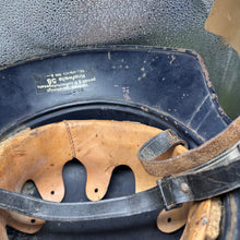 Charger l'image dans la galerie, Original WW2 German Luftshutz Helmet Complete with Liner &amp; Chinstrap
