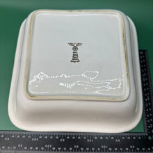 Load image into Gallery viewer, German Army Officers Mess Square Service Dish 1941 Dated

