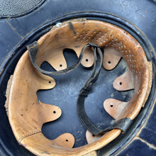 Charger l'image dans la galerie, Original WW2 German Luftshutz Helmet Complete with Liner &amp; Chinstrap
