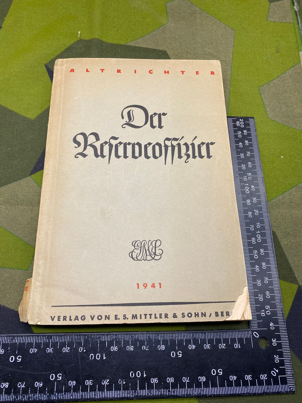 Original WW2 German Army - 1941 Dated Training Book for 