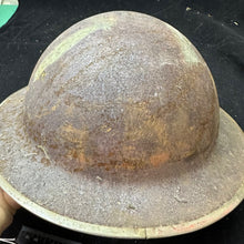 Load image into Gallery viewer, Original WW2 British Army Mk2 Combat Helmet - Soldier &quot;Trench Art&quot;
