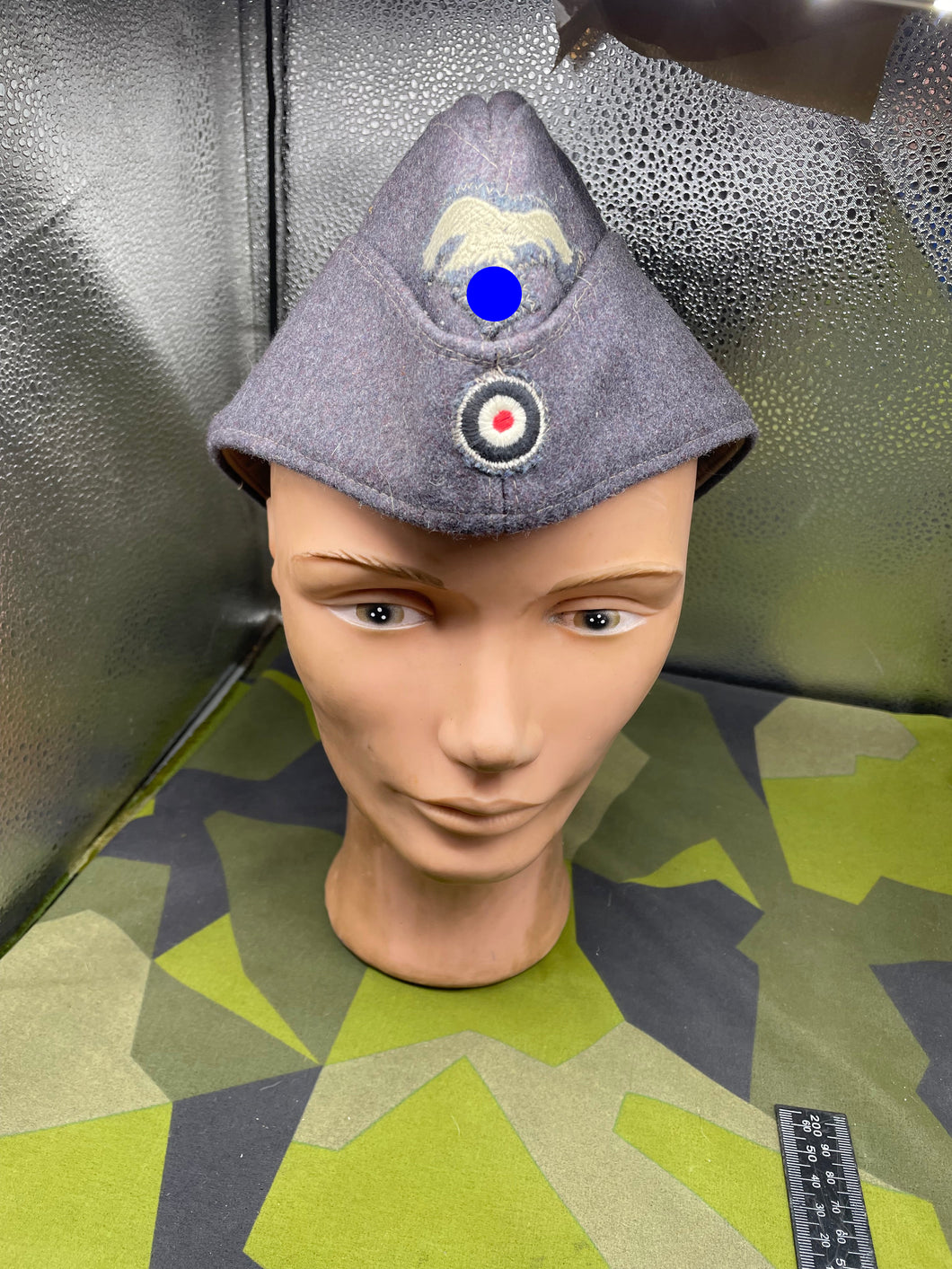 WW2 Luftwaffe Enlisted Mans Side Cap with Insignia