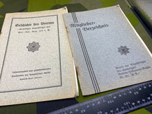 Charger l&#39;image dans la galerie, Original Pair of Booklets for German Army Reserve Infantry Regiment No 261
