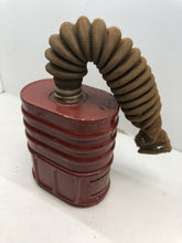 Lade das Bild in den Galerie-Viewer, Original WW2 British Army GSR Gas Mask Filter &amp; Tube Part
