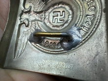 Charger l&#39;image dans la galerie, German Army SS Elite Soldiers Belt &amp; Buckle Set - OLT RZM Marked
