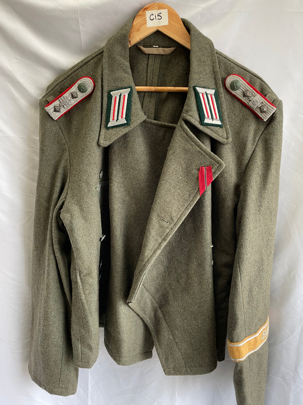 WW2 German Army Afrka Korps Assault Gunner's Wrapover Tunic