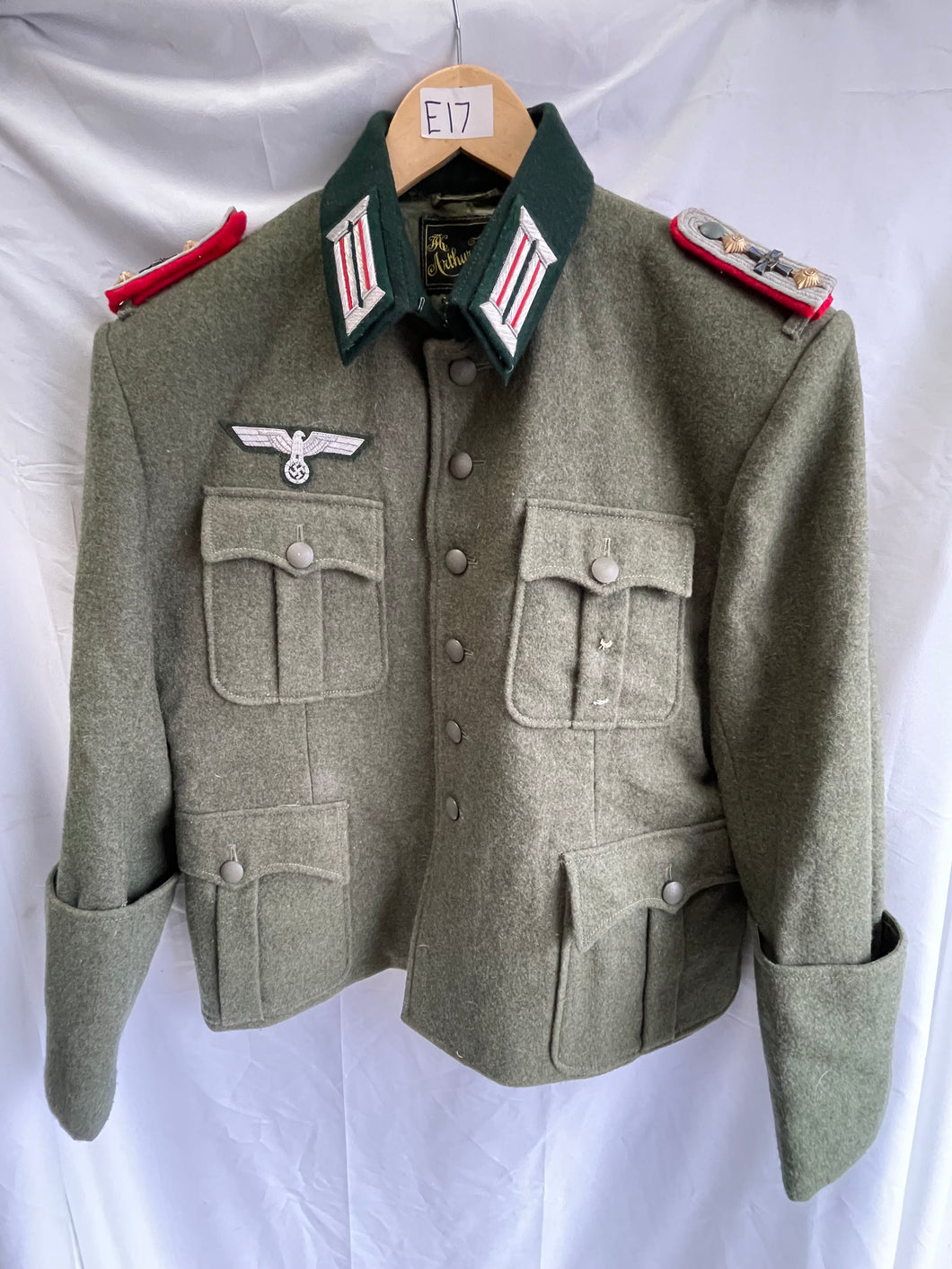 WW2 German Army M36 Tunic with Insignia