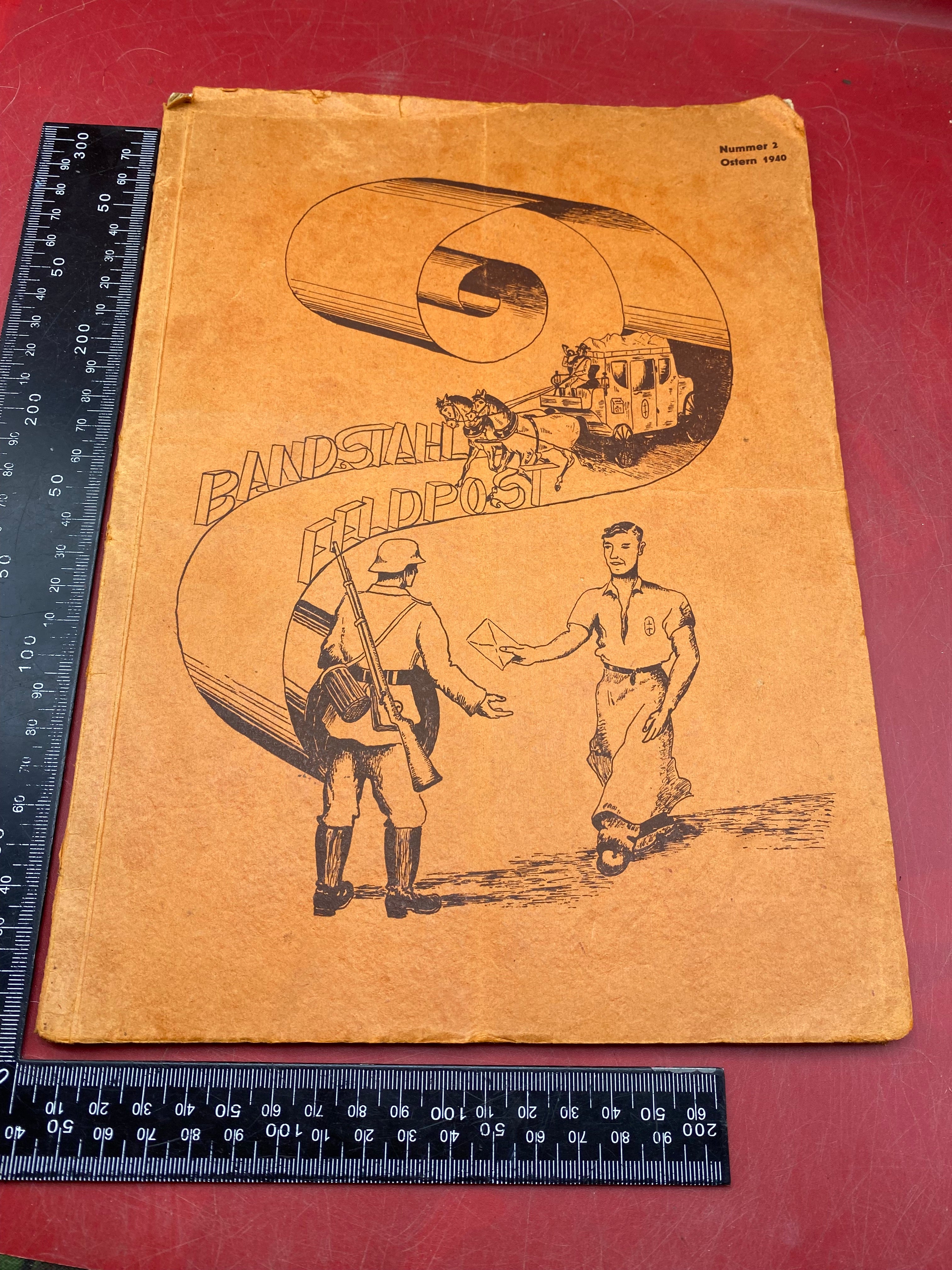 Interesting WW2 German 1940 Feldpost / Musicians Regiment Booklet - The Militaria Shop