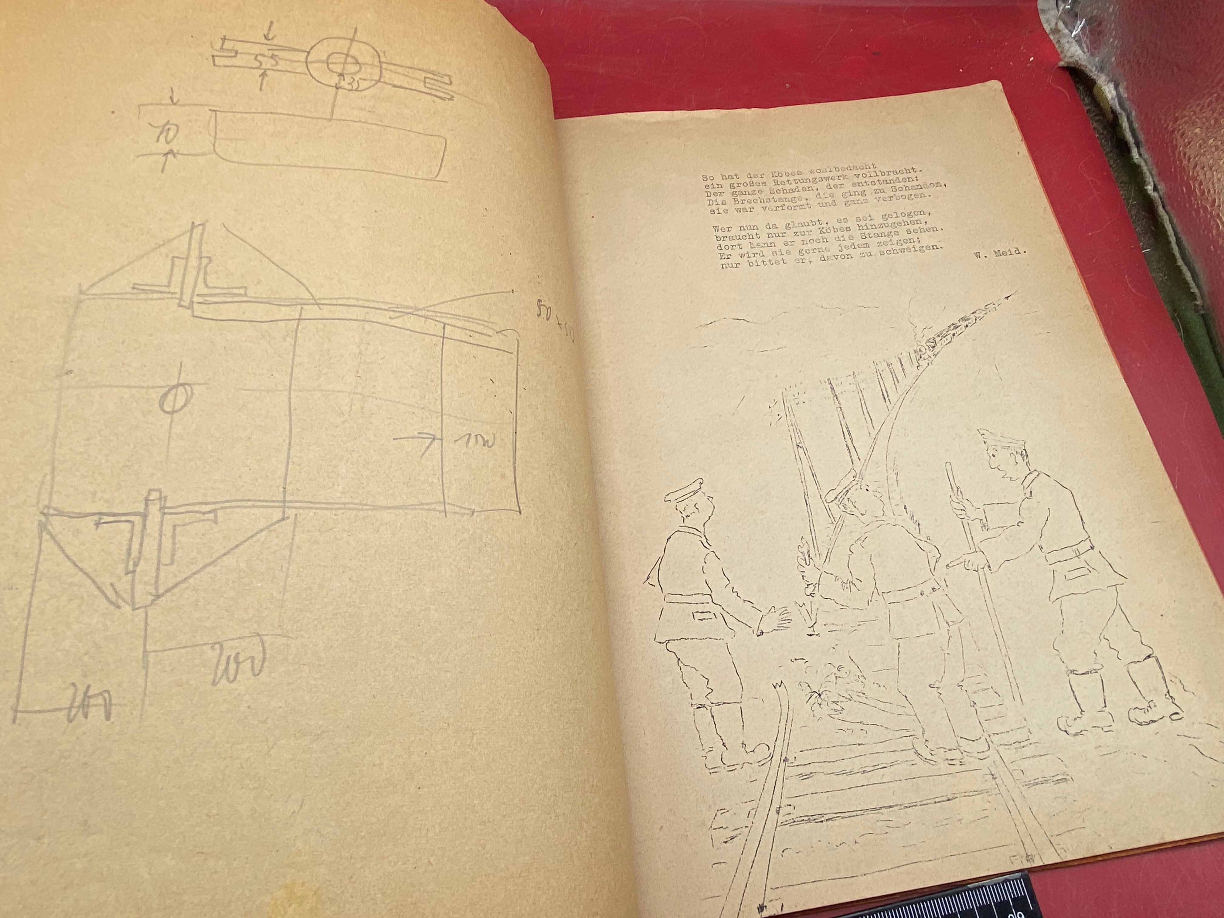 Interesting WW2 German 1940 Feldpost / Musicians Regiment Booklet - The Militaria Shop