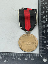Load image into Gallery viewer, WW2 German Czech Annexation Medal Original - 1 October 1938 - The Militaria Shop
