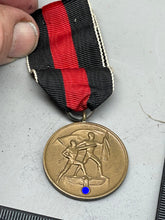 Load image into Gallery viewer, WW2 German Czech Annexation Medal Original - 1 October 1938 - The Militaria Shop
