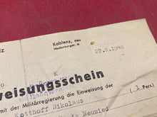 Load image into Gallery viewer, Interesting WW2 German 1939 / 48 Dated Pass / Document
