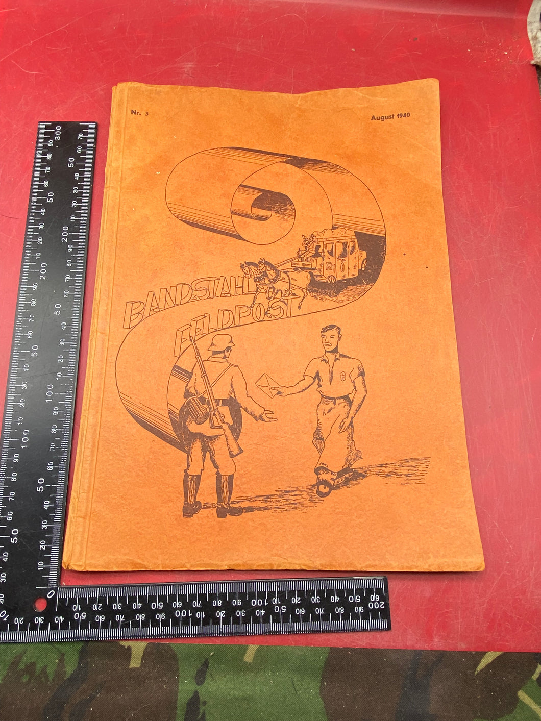 Interesting WW2 German 1940 Feldpost / Musicians Regiment Booklet