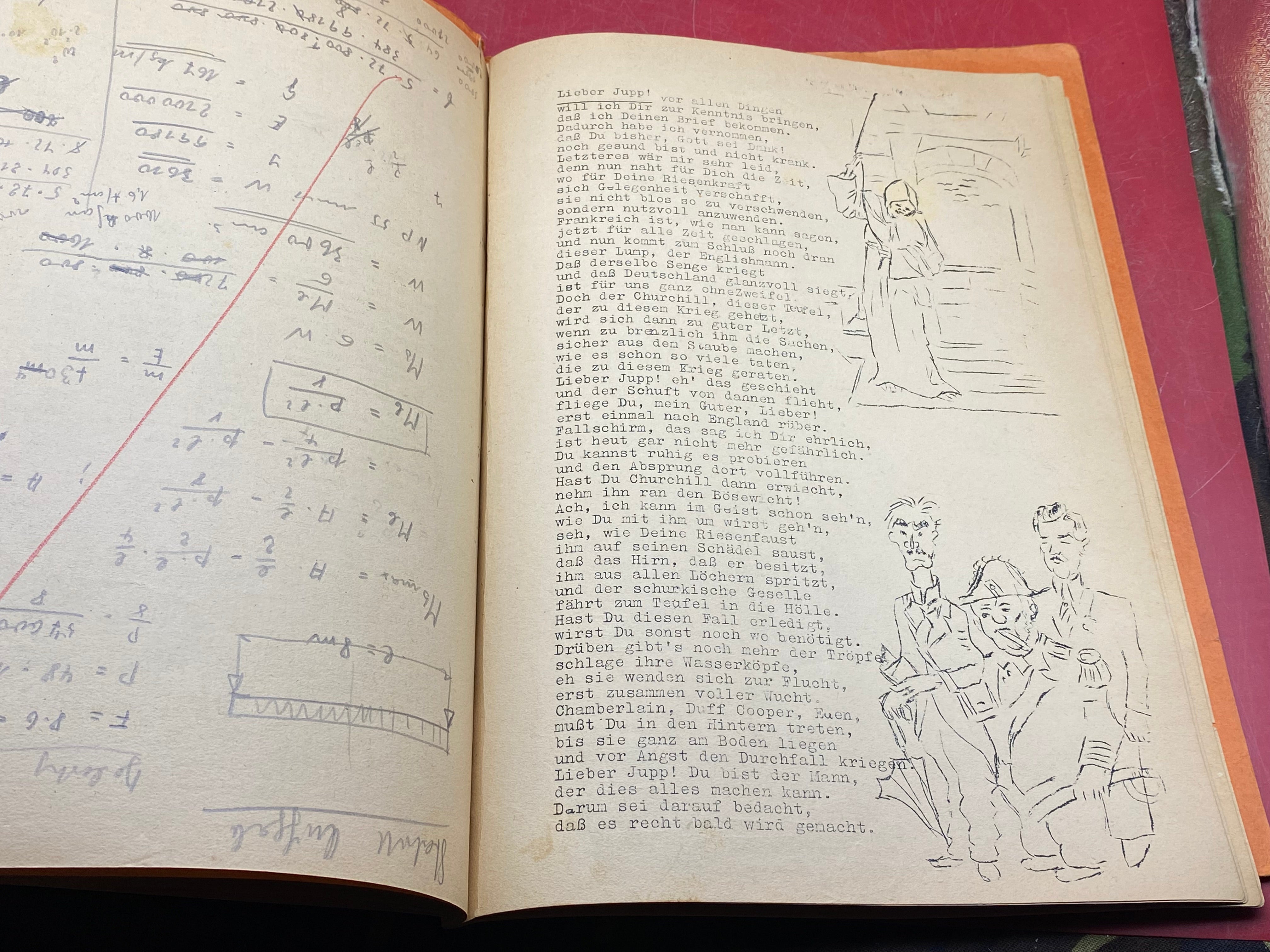 Interesting WW2 German 1940 Feldpost / Musicians Regiment Booklet - The Militaria Shop
