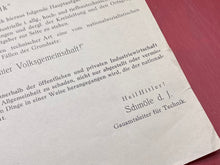 Charger l&#39;image dans la galerie, Interesting WW2 German 1934 document.
