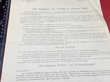 Lade das Bild in den Galerie-Viewer, Interesting WW2 German 1934 document.
