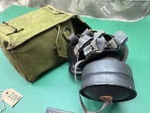 Load image into Gallery viewer, Original WW2 British Army Mk2 Lightweight Assault Gas Mask 1944 Dated
