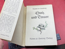Lade das Bild in den Galerie-Viewer, Original 1940 Dated WW2 German Stolz under Trauer Book
