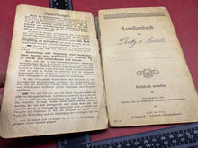 Load image into Gallery viewer, Original WW2 1944 Dated German Marked &quot;Familien&quot; Family History Book
