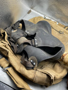 British Army Soldier Gas Mask GSR Respirator - Original 1940 Dated Bag - The Militaria Shop