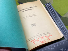 Lade das Bild in den Galerie-Viewer, 1942 Dated Kompanie-Ausbildung im Feldheer Book - Ernst-Adolf Busold

