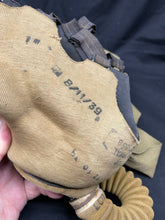 Load image into Gallery viewer, WW2 British Army Gas Mask Set - Complete and 1938 / 42 Dated - The Militaria Shop
