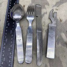 Lade das Bild in den Galerie-Viewer, Original WW2 German Army Mess Kit - Knife, Fork &amp; Spoon Set

