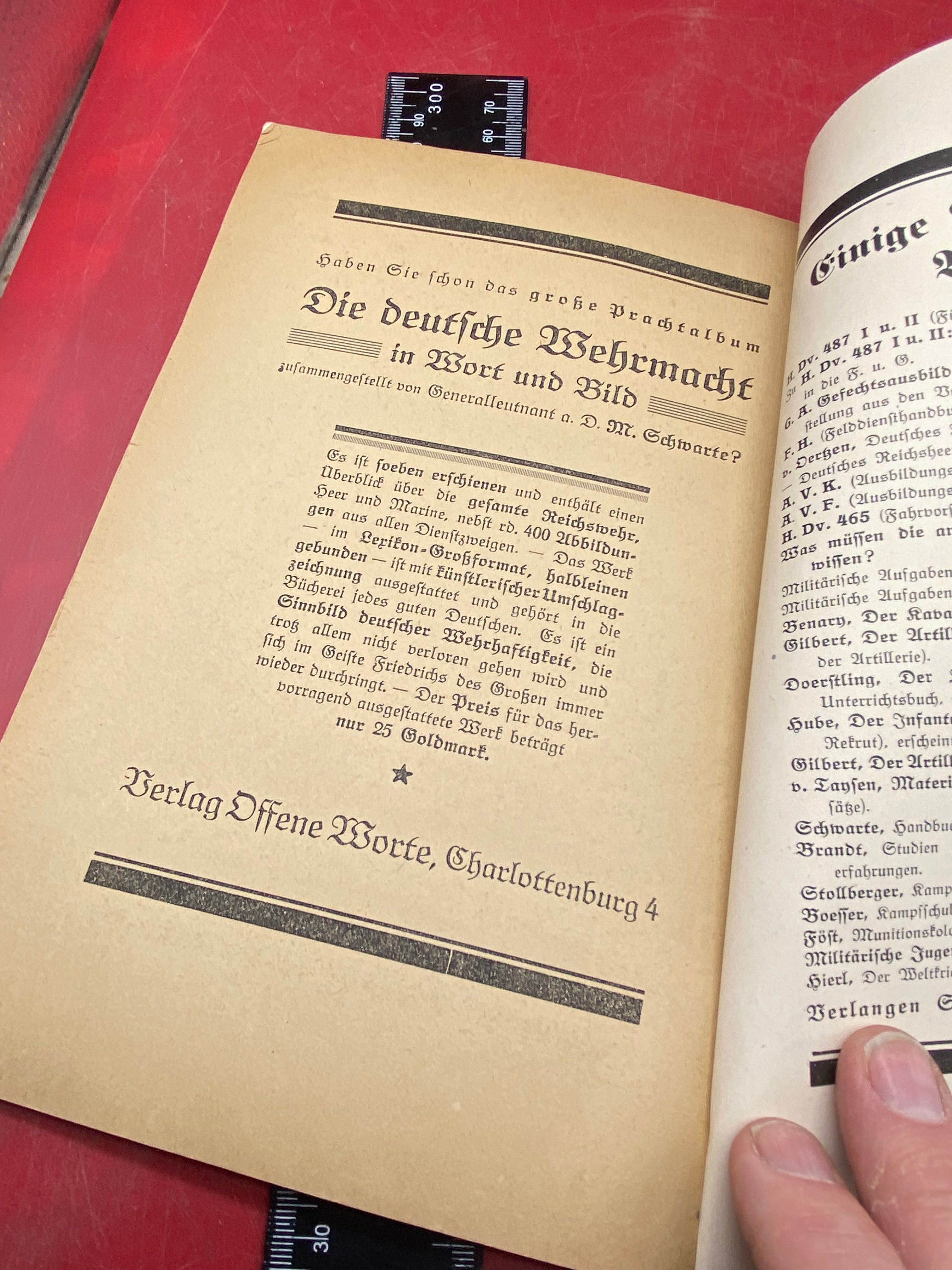 Original 1924 dated - Signed Copy of the Book Soldatengeift - by a German Officer - The Militaria Shop