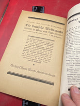 Load image into Gallery viewer, Original 1924 dated - Signed Copy of the Book Soldatengeift - by a German Officer
