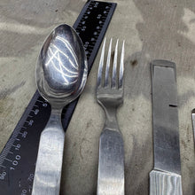 Lade das Bild in den Galerie-Viewer, Original WW2 German Army Mess Kit - Knife, Fork &amp; Spoon Set
