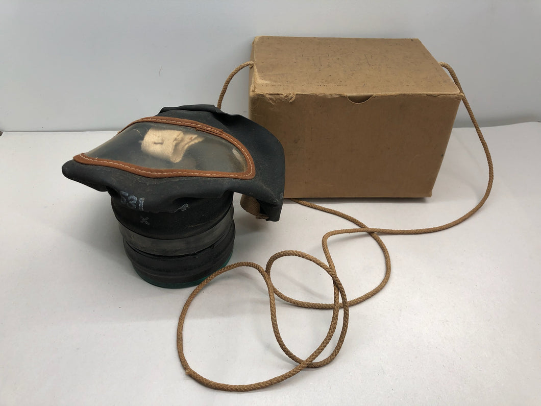 Original WW2 British Home Front Civilian Gas Mask in Box