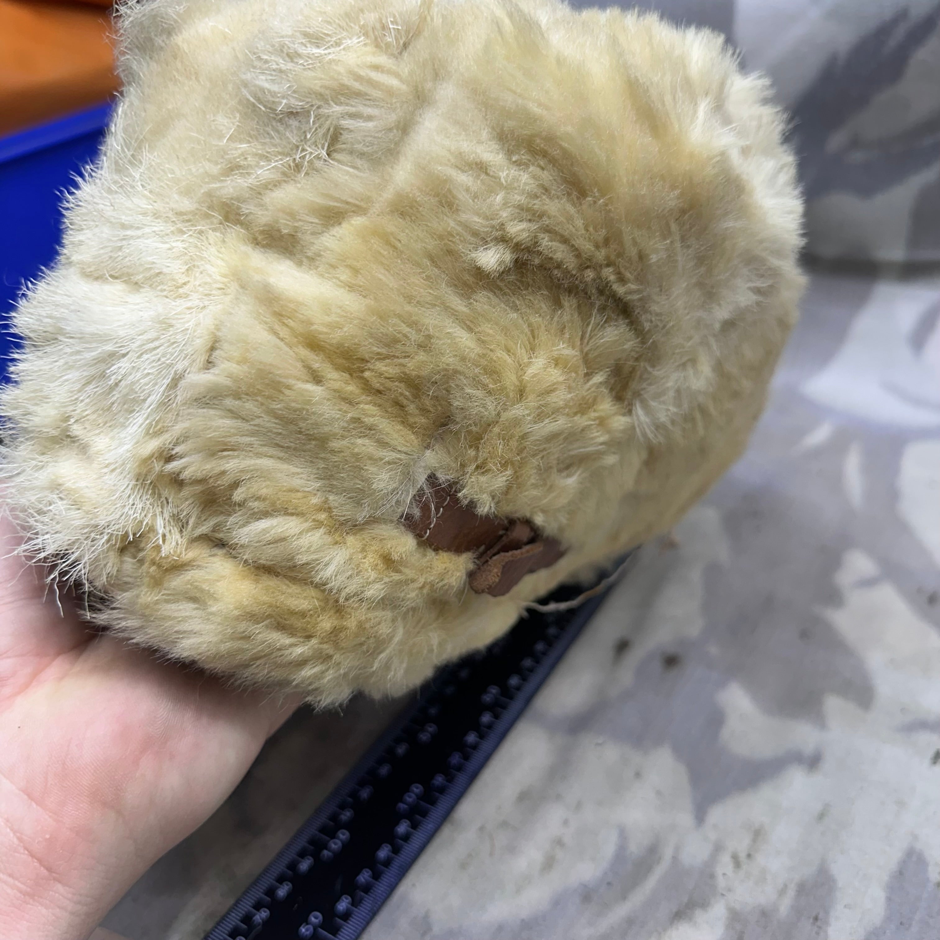 Original WW2 Swedish Army Wool Fur Hat - German Insignia - The Militaria Shop