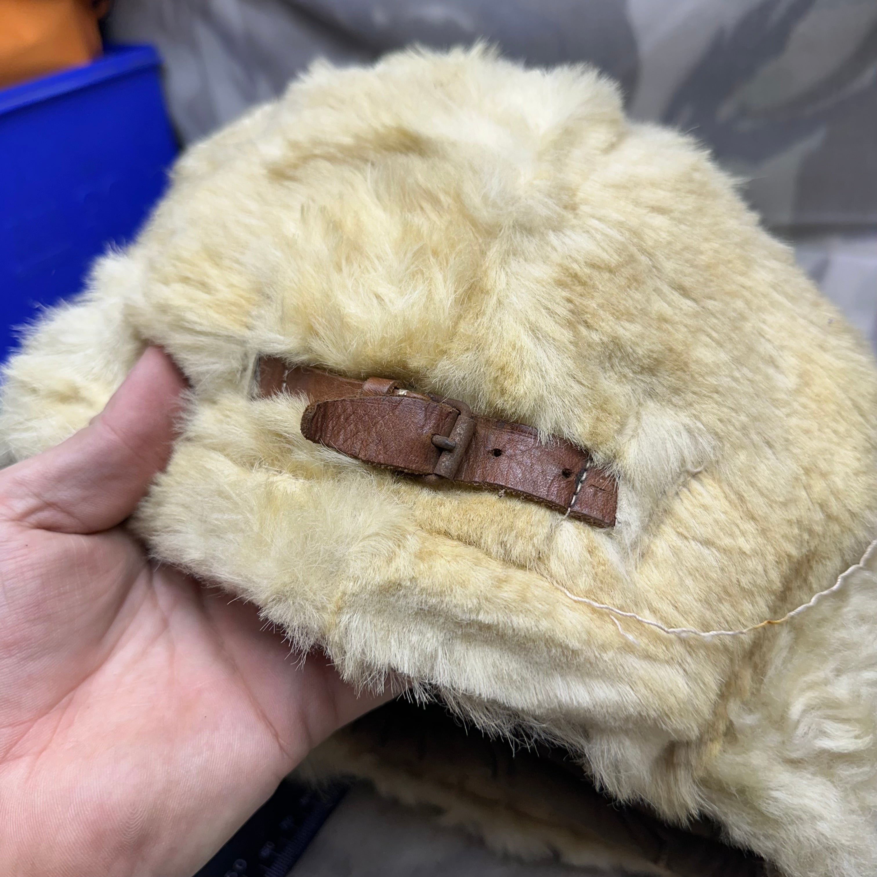 Original WW2 Swedish Army Wool Fur Hat - German Insignia - The Militaria Shop