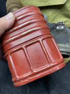 WW2 British Army Gas Mask Set - Long Canvas Hose Variation for Drivers etc - The Militaria Shop