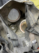 WW2 British Army Gas Mask Set - Long Canvas Hose Variation for Drivers etc - The Militaria Shop