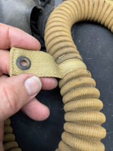 Load image into Gallery viewer, WW2 British Army Gas Mask Set - Long Canvas Hose Variation for Drivers etc - The Militaria Shop
