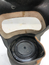 Lade das Bild in den Galerie-Viewer, Original WW2 British Home Front Civilian Gas Mask in Metal Tube Tin
