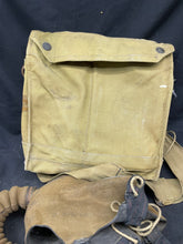 Load image into Gallery viewer, Original WW2 British Army General Service Respirator &amp; Bag in excellent condition - The Militaria Shop
