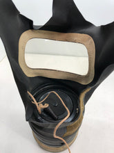 Lade das Bild in den Galerie-Viewer, Original WW2 British Home Front Civilian Gas Mask in Metal Tube Tin
