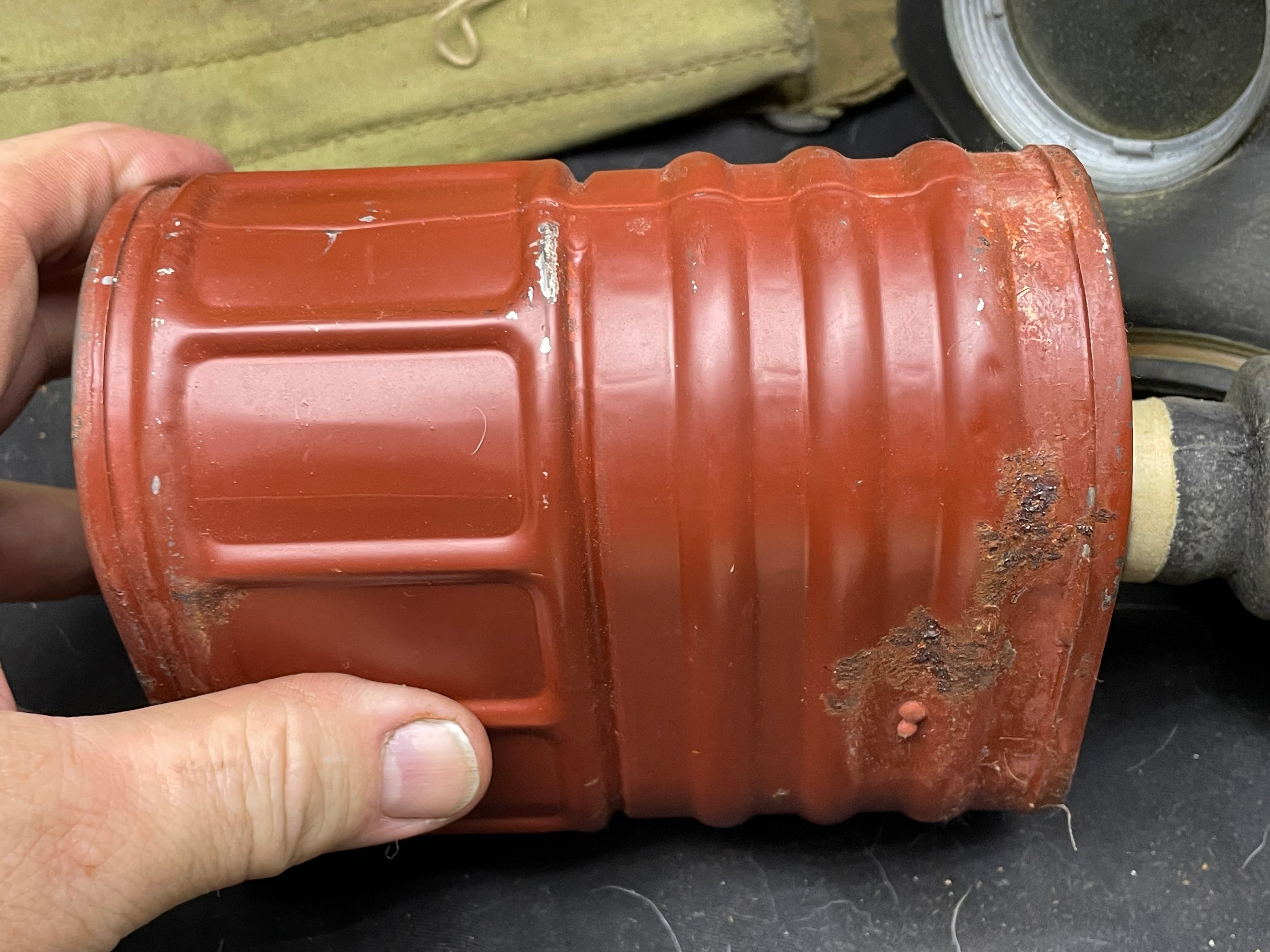 Original WW2 British Army General Service Respirator & Bag in excellent condition - The Militaria Shop